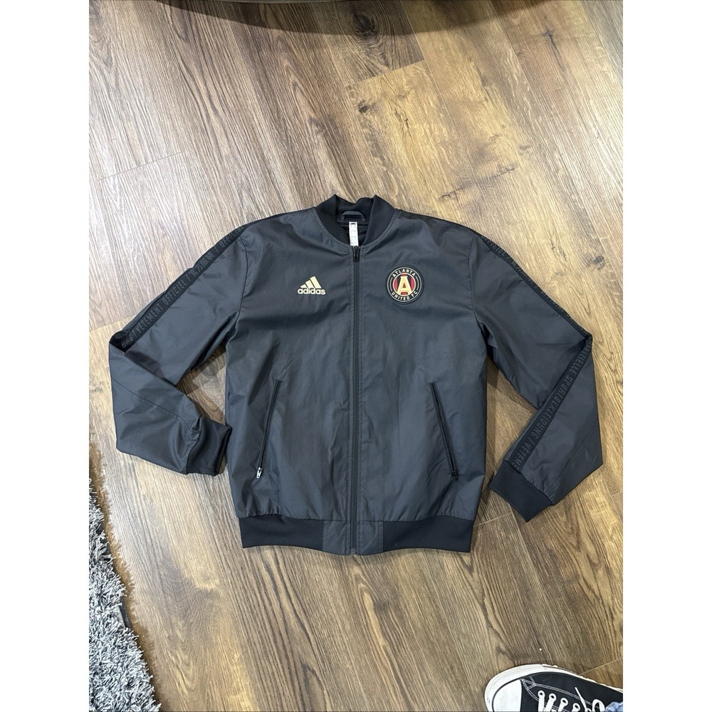 Adidas Atlanta United FC Jacket‎ Windbreaker Full Zip Long Sleeve Men Small